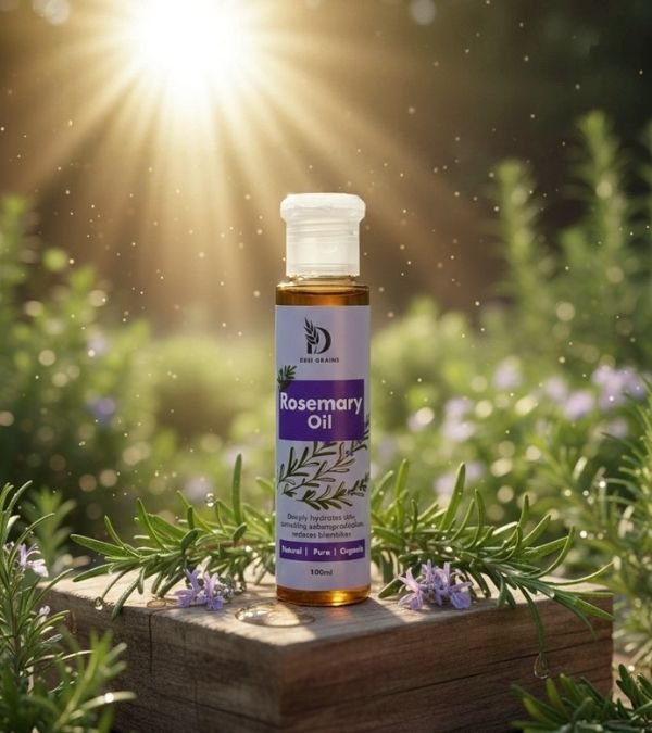Rosemary Oil : "Revitalize your hair and mind."