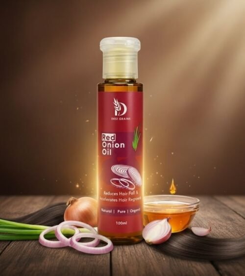 Red Onion Oil : "Strengthen your roots, naturally."