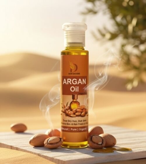 Argan Oil: "Liquid gold for your skin and hair."