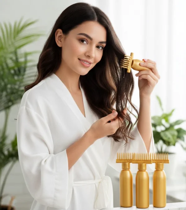 comb applicator bottle