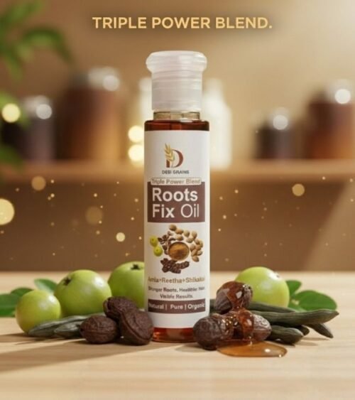 ROOT FIX OIL : "Triple the power, maximum hair strength."