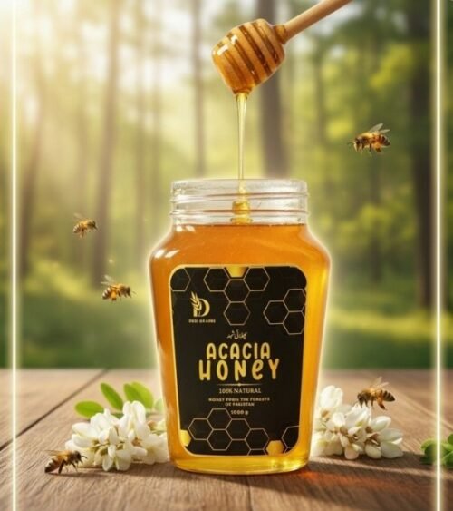 Acacia Honey : "Delicately sweet, naturally pure."