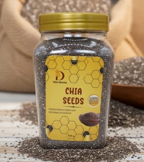 Chia Seed : "Tiny seeds, mighty benefits for your body."
