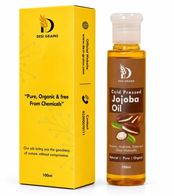 Jojoba Oil : "Natural hydration with every drop."