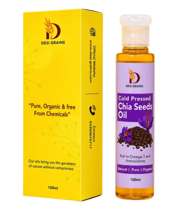 cold pressed chia seed oil